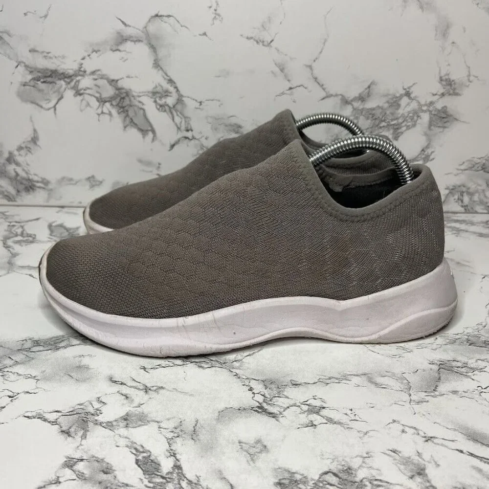 Vessi Skyline Slip On Shoe Womens Size 6 Gray Knit Sneaker Casual Everyday FAIR - Picture 3 of 8